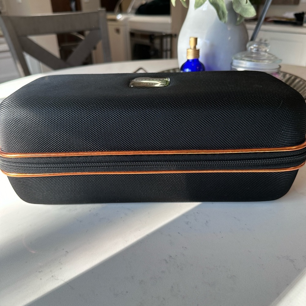 Black and Orange Hair Tool Case